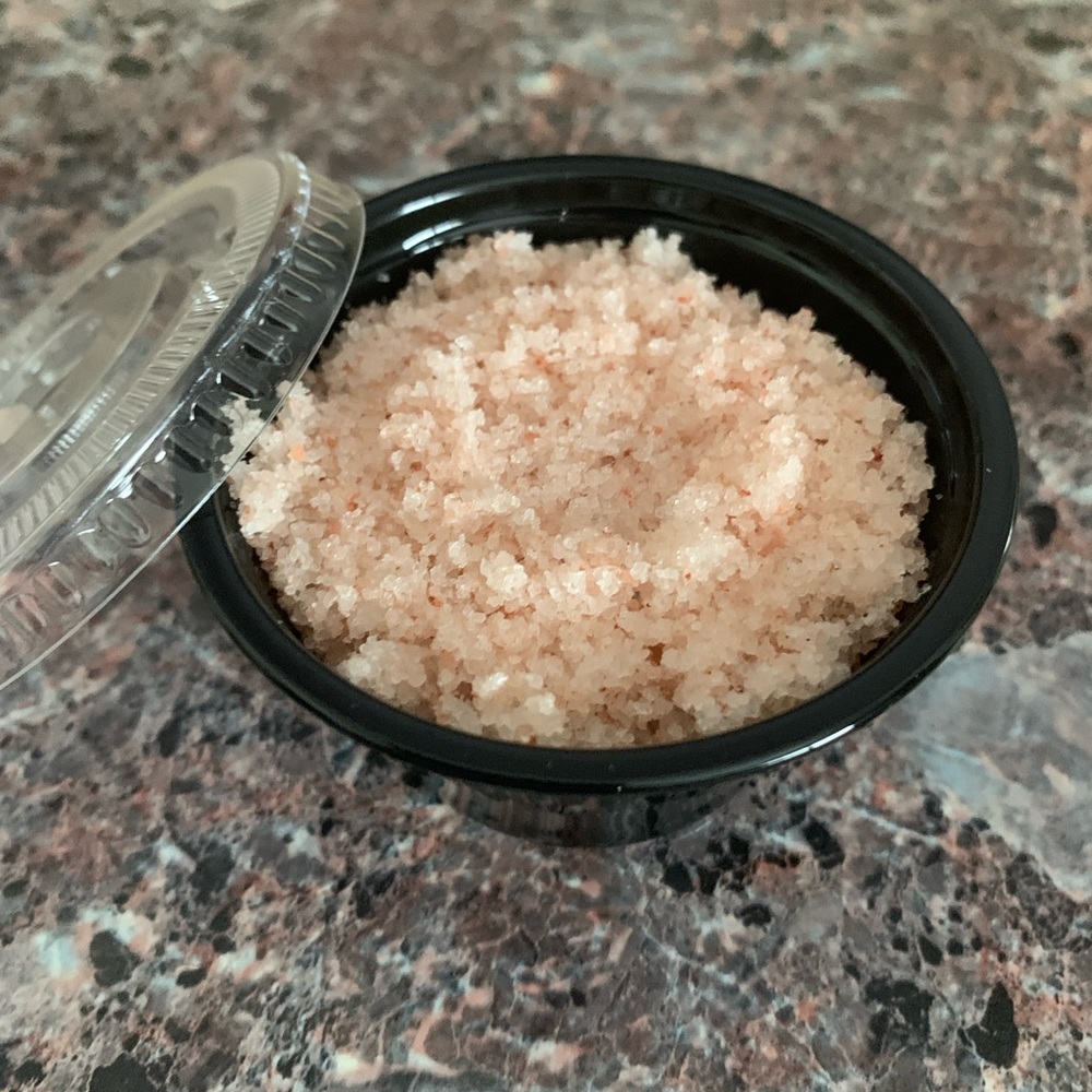 Himalayan salt scrub